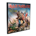 Iron Maiden - Décoration murale Crystal Clear Picture The Trooper 32 x 32 cm