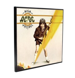 AC/DC - Décoration murale Crystal Clear Picture High Voltage 32 x 32 cm AC/DC - Décoration murale Crystal Clear Picture High Voltage 32 x 32 cm