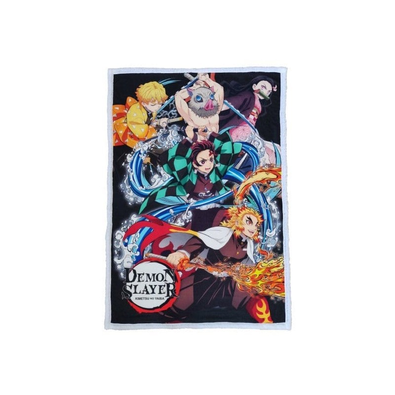 Demon Slayer: Kimetsu no Yaiba - Couverture polaire 100 x 150 cm
