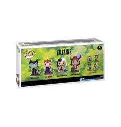 Disney Villains - Pack 4 figurines POP! Movies Vinyl Villains (GW)(EMEA) 9 cm