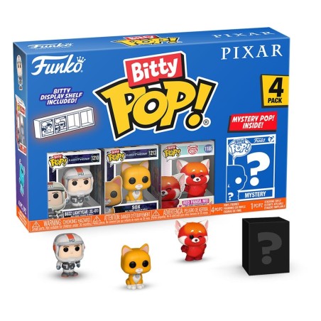 Pixar - Pack 4 figurines Bitty POP! Vinyl Lightyear 2,5 cm