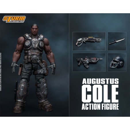 Gears of War - 5 figurine 1/12 Augustus Cole 16 cm