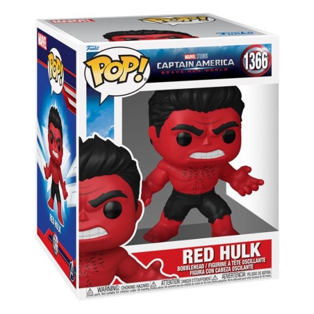 Captain America Brave New World - Figurine POP! Oversized Red Hulk 15 cm