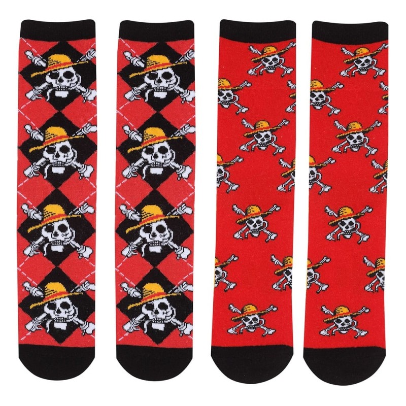 One Piece - Pack 2 paires de chaussettes L-XL