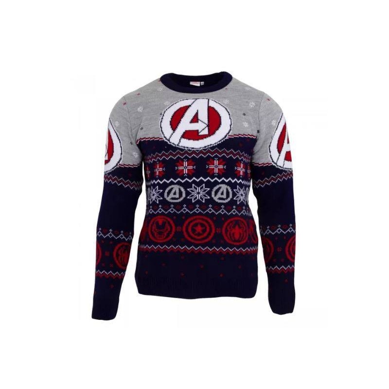 Marvel - Comics Sweat Christmas Jumper Avengers Assemble 