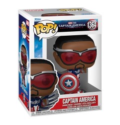 Marvel - Captain America Brave New World POP! Movies Vinyl figurine Captain America 9 cm