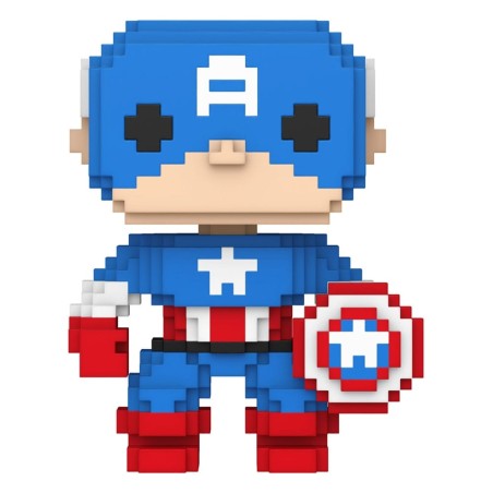 Spider-Man - Marvel POP! 8-Bit Vinyl Figurine Captain America 9 cm