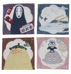 Studio Ghibli - Le Voyage de Chihiro pack 4 sous-verres Characters