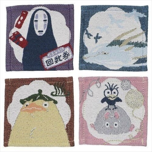 Le Voyage de Chihiro - Pack 4 sous-verres Characters