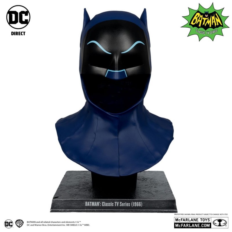 DC Comics - Batman 1966 DC Direct réplique 1/1 masque de Batman 53 cm DC Comics - Batman 1966 DC Direct réplique 1/1 masque de Batman 53 cm