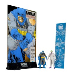 DC Comics - DC Direct Page Punchers pack 2 figurines Batman & The Joker (Batman: The Dark Knight Returns) 8 cm