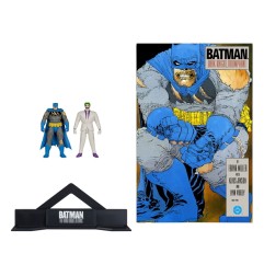 DC Comics - DC Direct Page Punchers pack 2 figurines Batman & The Joker (Batman: The Dark Knight Returns) 8 cm