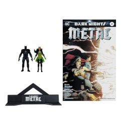 DC Direct Page Punchers - Pack 2 figurines Batman of Earth-44 & Batman of Earth-11 (Dark Nights: Metal) 8 cm