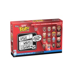 WWE - Pack 4 figurines Bitty POP! Razor Ramon 2,5 cm