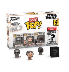 Star Wars - : Mandalorian pack 4 figurines Bitty POP! Vinyl Mandalorian 2,5 cm