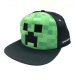 Minecraft - Casquette Snapback Creeper Face