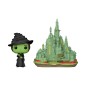 Wicked - POP! Town Vinyl figurine Elphaba with the Emerald City 9 cm