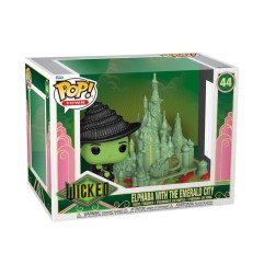 Wicked - POP! Town Vinyl figurine Elphaba with the Emerald City 9 cm