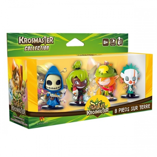 KROSMASTER ARENA - Pack de 4 figurines Saison 1 : 8 pieds sur terre