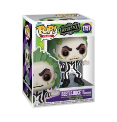 Beetlejuice - Figurine POP! Plus Beetlejuice sur pierre tombale 9 cm