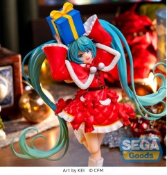 Hatsune Miku - Series statuette Luminasta PVC  Christmas 2024 19 cm