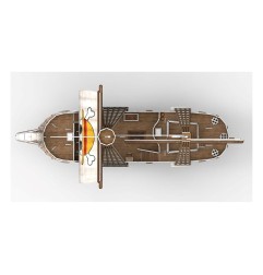 One Piece - 3D Puzzle Flying Lamb / Going Merry 32 cm