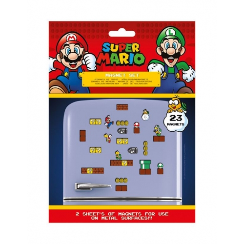 Super Mario - Pack aimants Mushroom Kingdom