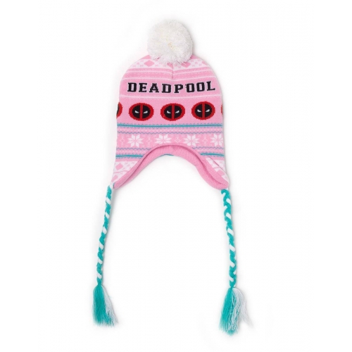 Marvel - Bonnet de ski Deadpool Pink Xmas Laplander