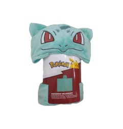 Pokémon Coral - Couverture à capuche Bulbizarre 120 x 150 cm