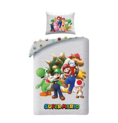 Super Mario - Parure de lit Ver. 4 140 x 200 cm / 70 x 90 cm