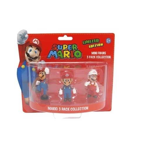 NINTENDO - Pack Mario : 3 Mini Figurines