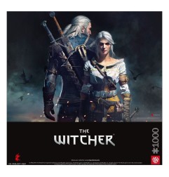 The Witcher - Puzzle Gaming The Witcher Geralt & Ciri (1000 pièces)