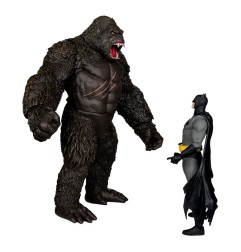 DC Comics - DC Justice League Monsterverse DC Multiverse pack de 2 figurines Batman & Kong 29 cm