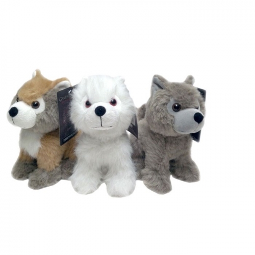 GAME OF THRONES - Set de 3 Peluches Louveteaugarou 