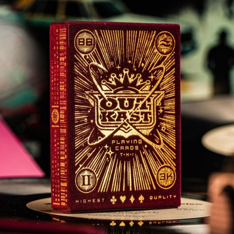 Outcast - Jeu de cartes à jouer Red Velvet