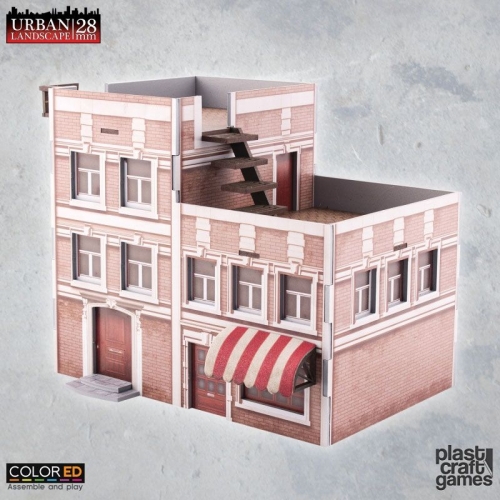 Urban Landscape ColorED - Maquette Urban Landscape ColorED pour jeu de figurines 28 mm Urban Building