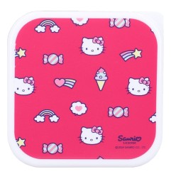 Sanrio - Pack 3 boîtes à goûter Hello Kitty Fresh Bites