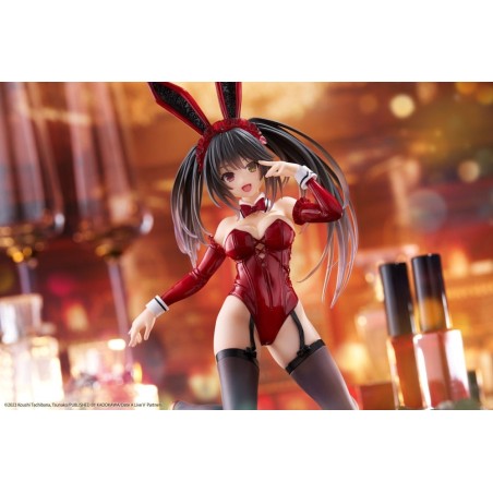 Date A Live V - Statuette Desktop Cute Figure Kurumi Tokisaki Bunny Ver. 13 cm