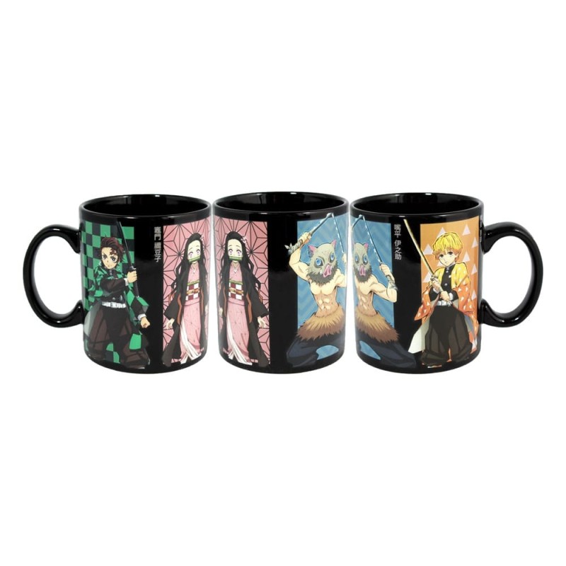 Demon Slayer: Kimetsu no Yaiba - Demon Slayer mug effet thermique Groupe 473 ml