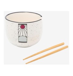 Demon Slayer: Kimetsu no Yaiba - Demon Slayer bol à ramen avec baguettes Logo 414 ml