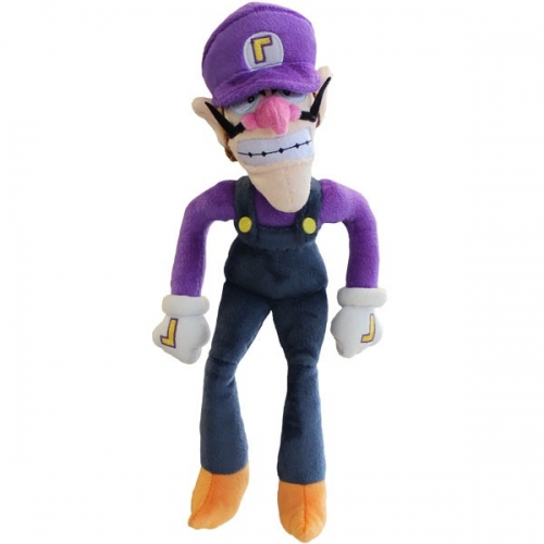 NINTENDO - Peluche Super Mario Waluigi - 28 cm