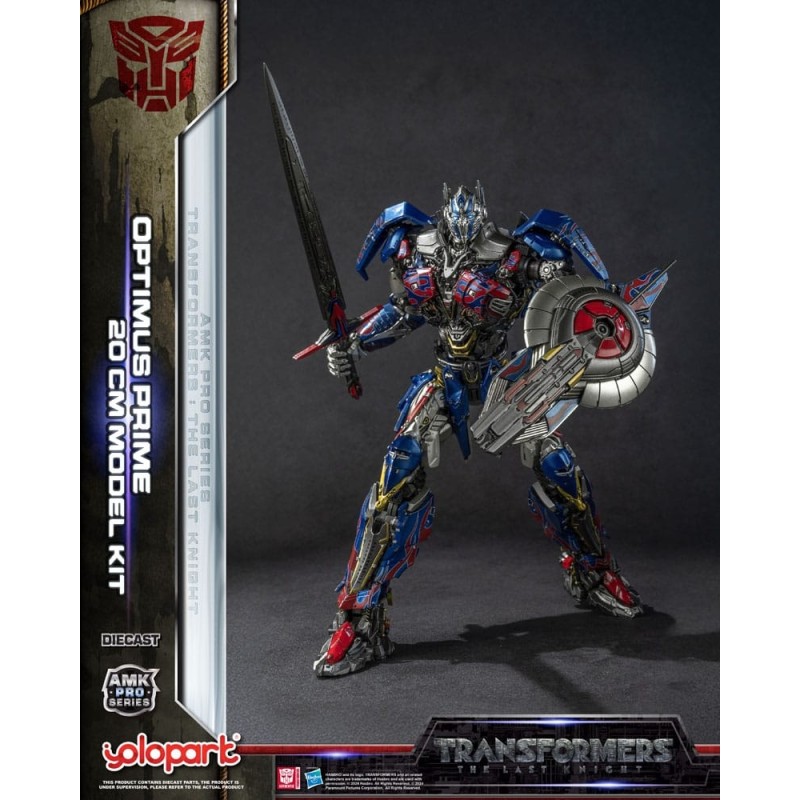 Figurine Transformers The Last Knight Optimus Prime 4 Pouces Métal