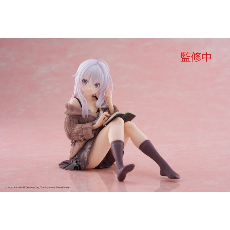 Wandering Witch: The Journey of Elaina - Statuette PVC Desktop Cute Figure Elaina Casual Clothes Ver. 13 cm