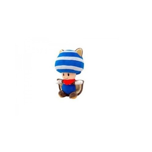 NINTENDO - Peluche Toad écureuil volant Bleu 20cm