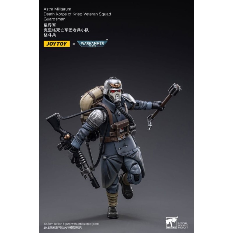 Warhammer - 40k figurine 1/18 Astra MilitarumDeath Korps of Krieg Veteran Squad Guardsman 11 cm