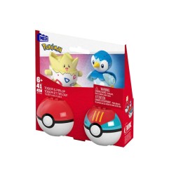 Pokémon - Jeu de construction MEGA Poké Ball Collection: Tiplouf & Togepi