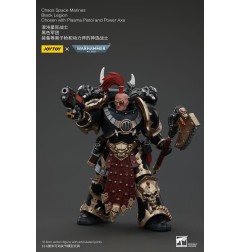 Warhammer 40k - Figurine Chaos Space Marines Black Legion Chosen with Plasma Pistol and Power Axe 20 cm