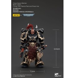 Warhammer 40k - Figurine Chaos Space Marines Black Legion Chosen with Plasma Pistol and Power Axe 20 cm