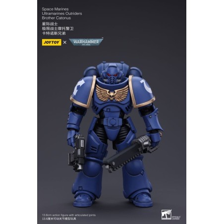 Warhammer - 40k figurine 1/18 Space Marines Ultramarines Outriders Brother Catonus 14 cm