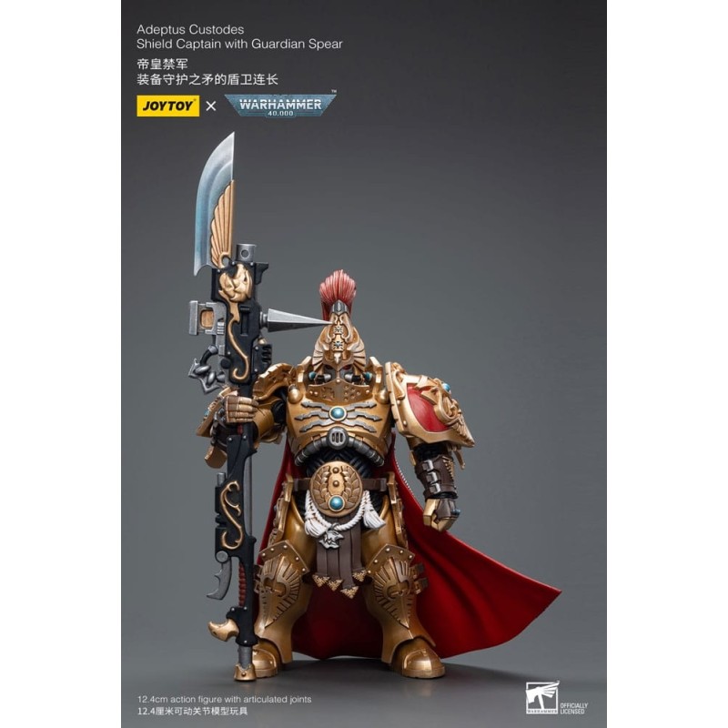 Warhammer - 40k figurine 1/18 Adeptus Custodes Shield Captain with Guardian Spear 12 cm Warhammer - 40k figurine 1/18 Adeptus Custodes Shield Captain with Guardian Spear 12 cm